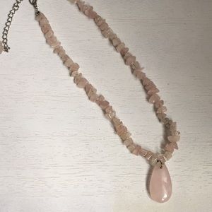 Pink Quartz necklace